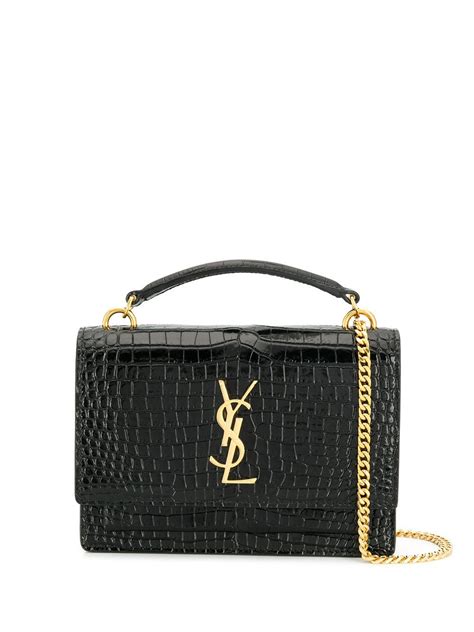 ysl vintage doctor bag|ysl crocodile mini bag.